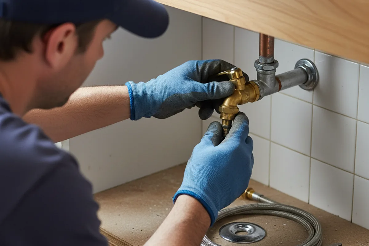 Shutoff valve and fitting work during Emergency Plumbing in Port Tobacco